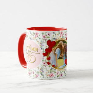 Mug Meilleure Maman Jamais Fleur Photo Fête des Mères
