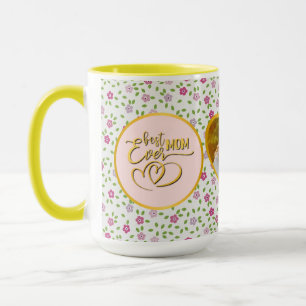 Mug Meilleure Maman Jamais Fleur Photo Fête des Mères