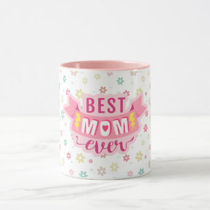 Mug Meilleure maman jamais mère cadeau Flora