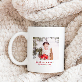 Mug Meilleure maman jamais minimaliste texte de machin