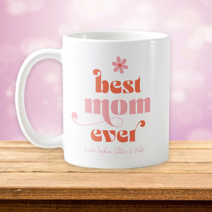 Mug Meilleure maman jamais moderne Typographie rétro