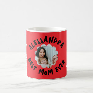 Mug Meilleure maman jamais photo typographie monogramm