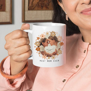 Mug Meilleure maman jamais rose or mignonne Florale Mè