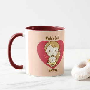 Mug Meilleure maman mignonne Fête des Mères Kawaii Car