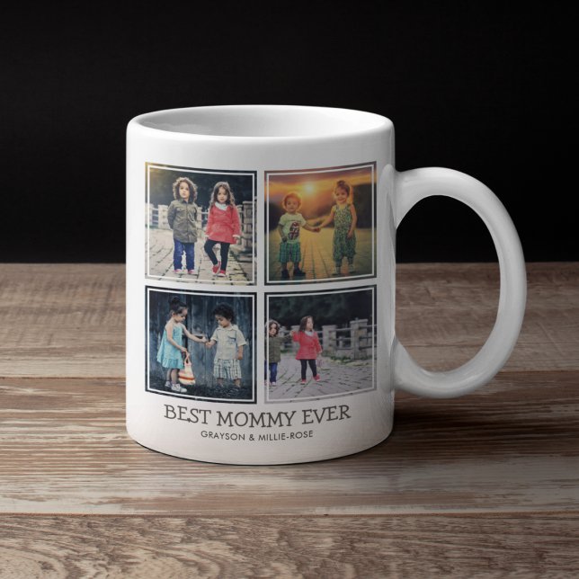 Mug Meilleure maman moderne | Collage de photos (Créateur téléchargé)