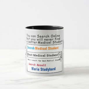 Mug Meilleure musique de recherche pour l'étudiant M