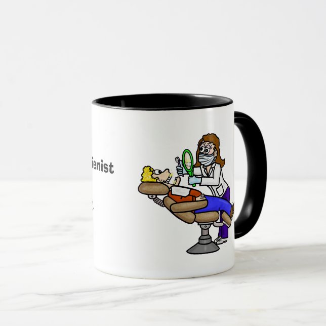 Mug Meilleure musique hygiéniste dentaire (Devant droit)