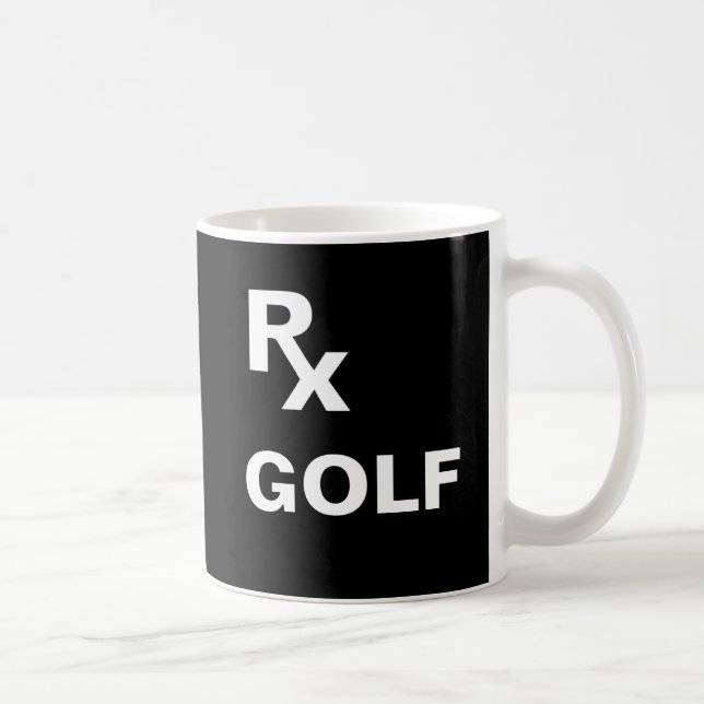 Mug Meilleure prescription - "RX GOLF" - Sports (Droite)