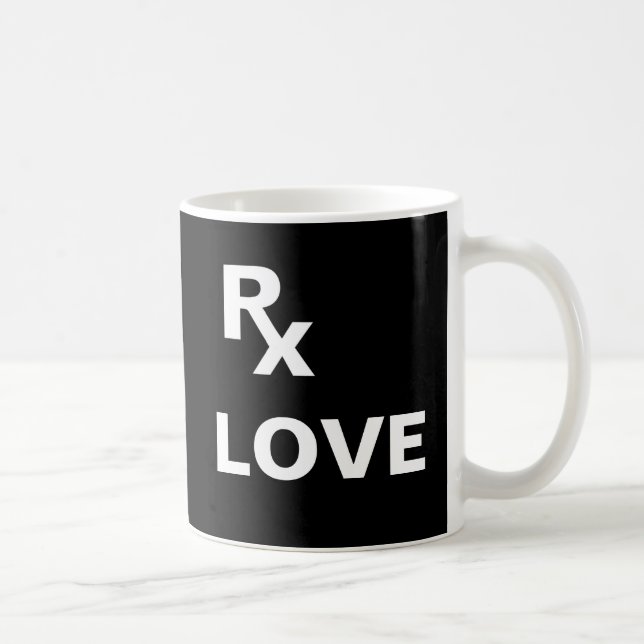 Mug Meilleure prescription - "RX LOVE" - Plan de vie (Droite)