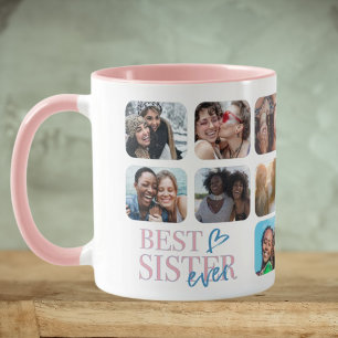 Mug Meilleure soeur Ever 14 photo Collage