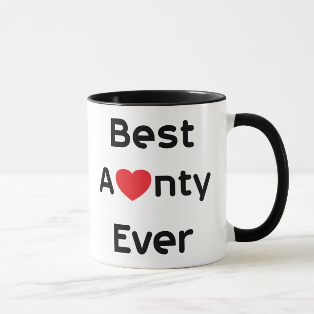 Mug Meilleure tante Ever (Droite)