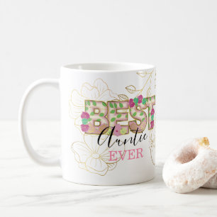 Mug Meilleure Tante Jamais Photo Musique Personnalisée