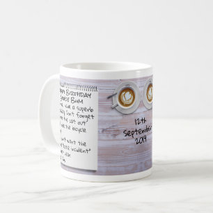 Mug Meilleure vente Note amusante Écrivez-la vous-même