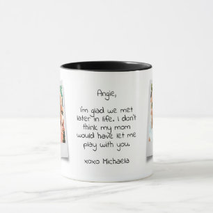 Mug Meilleures amies drôles ravies de nous être rencon