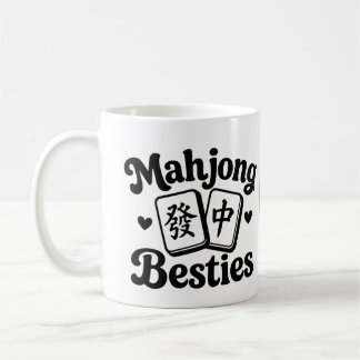 Mug Meilleures amies Mahjong personnalisées Photo