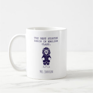 Mug Meilleures histoires commencent en classe d'anglai