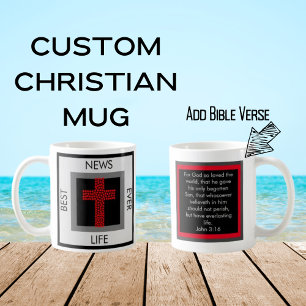 Mug Meilleures nouvelles jamais John 3:16 Gospel Tract