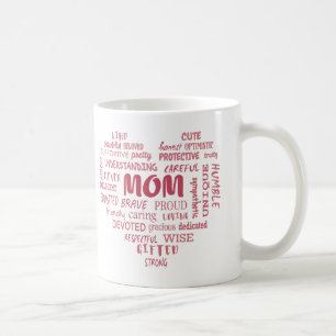 Mug Meilleures qualités de mère et caractéristiques de
