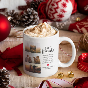 Mug Meilleurs amis 3 Collage de photos & Citation