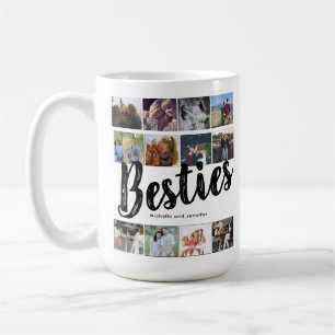 Mug Meilleurs amis Besties Photo Collage