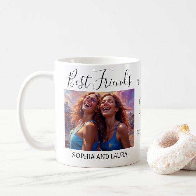 Mug Meilleurs amis pour toujours (Avec donut)