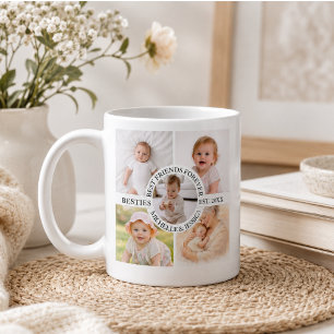 Mug Meilleurs amis pour toujours - Collage photo Mei