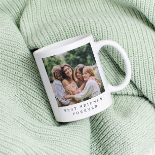 Mug Meilleurs amis pour toujours Photo personnalisée