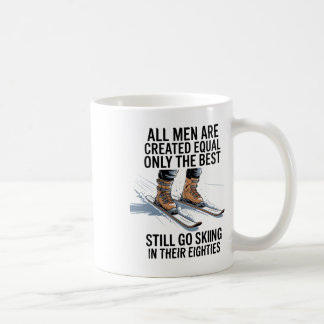 Mug Meilleurs hommes font encore du ski dans leurs soi