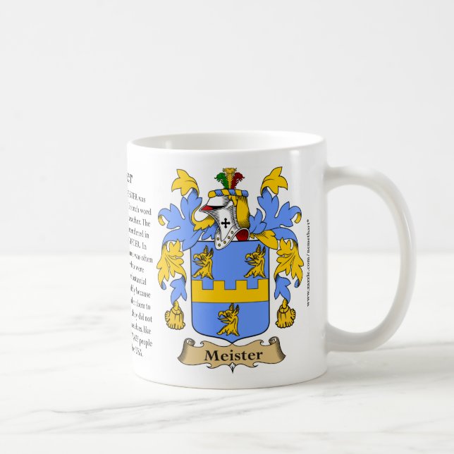 Mug Meister, l'origine, la signification et la crête (Droite)