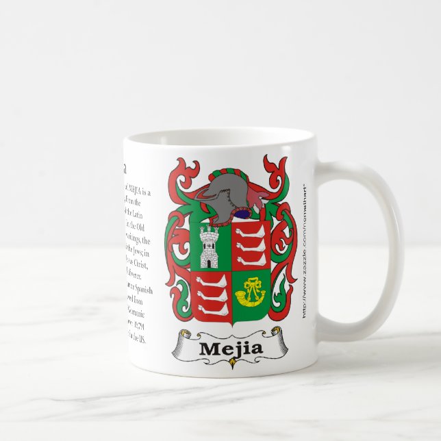 Mug Mejia, l'origine, signification et la crête (Droite)