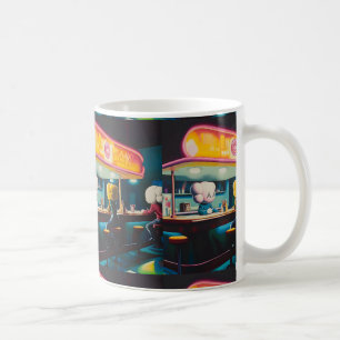 Mug Melancholy Diner tard dans la nuit