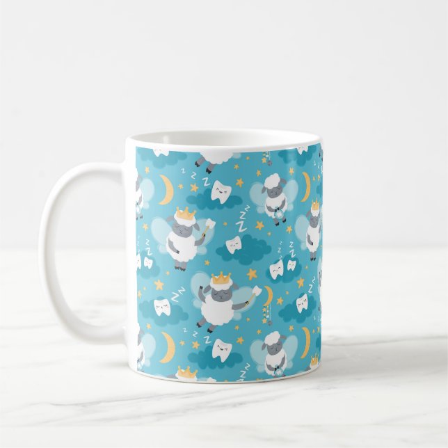 Mug Mélange Mouton Fée Dentiste Hygiéniste (Gauche)