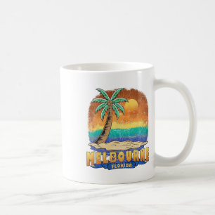 Mug Melbourne Florida Vintage Souvenir dénudé