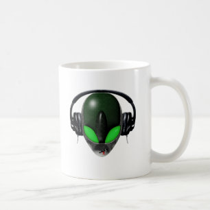 Mug Mélomane étranger du DJ - vert de reptile