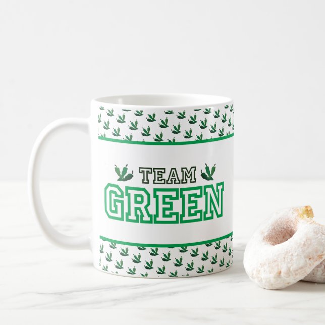 MUG MEMBRE DE L'ÉQUIPE GREEN (Avec donut)