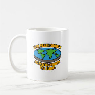 Mug Membres de la société Flat Earth