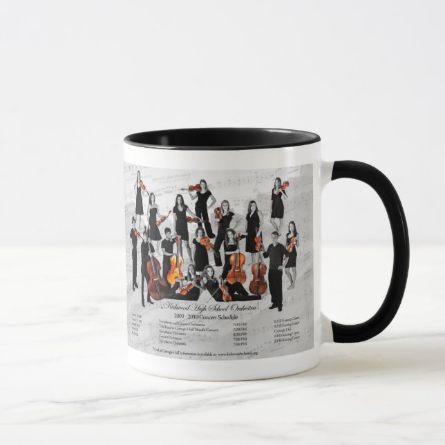 Mug Membres expérimentés 2010 d'orchestre (Droite)