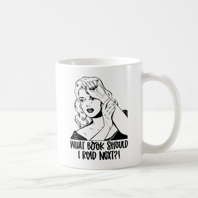 Mug Mème amateur de lecture de drame rétro (Droite)