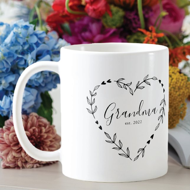 Mug Mémé année établie  (Créateur téléchargé)
