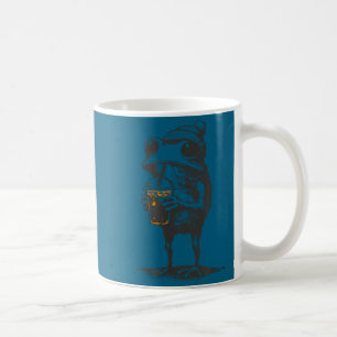 Mug Mème d'animal drôle grenouille buvant du café glac