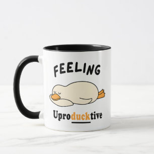 Mug Mème de canard endormi drôle qui se sent improduct