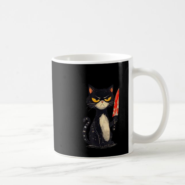 Mug Mème de chat drôle Je nécessite des collations Con (Droite)