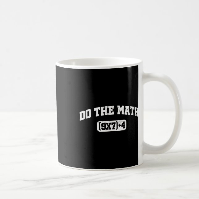Mug Mème de maths, mème de maths 67, professeur de six (Droite)