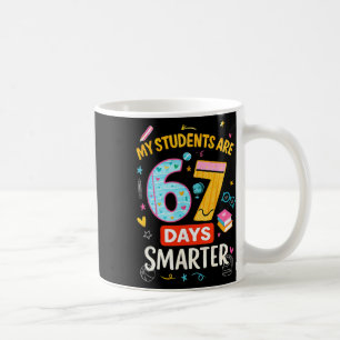 Mug Mème drôle67 Mes élèves sont 67 jours plus intelli