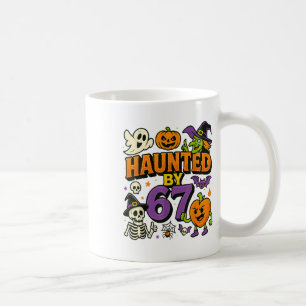 Mug Mème hanté 67 Six Sept 6-7 Blague drôle d'Internet