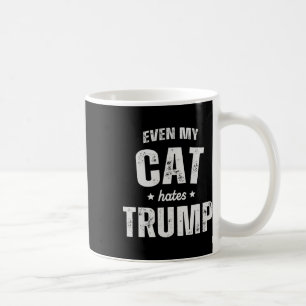 Mug Même Mon chat déteste Trump et Donald Trump