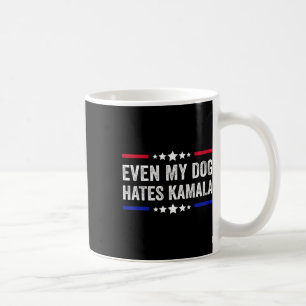 Mug Même Mon Chien déteste le drapeau américain Kamala