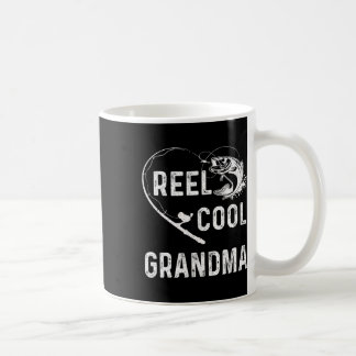 Mug Mémé super cool amoureuse de la pêche rétro pour l