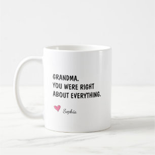 Mug Mémé tu avais raison sur tout