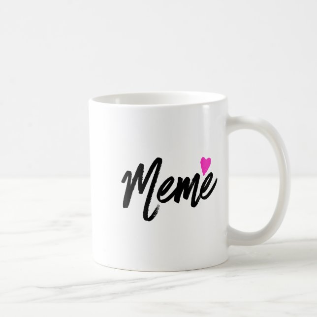Mug Meme With Nk Heart Grandmother Gift  (Droite)